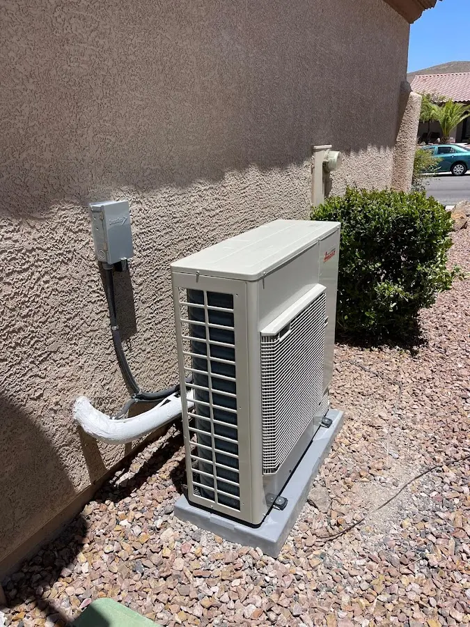 Residential air conditioning condenser unit in Rio Rico